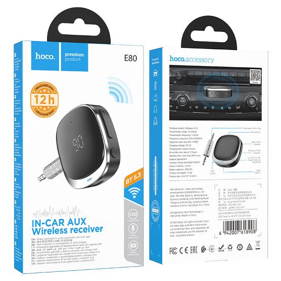 ավտոմեքենայի Bluetooth AUX ադապտեր